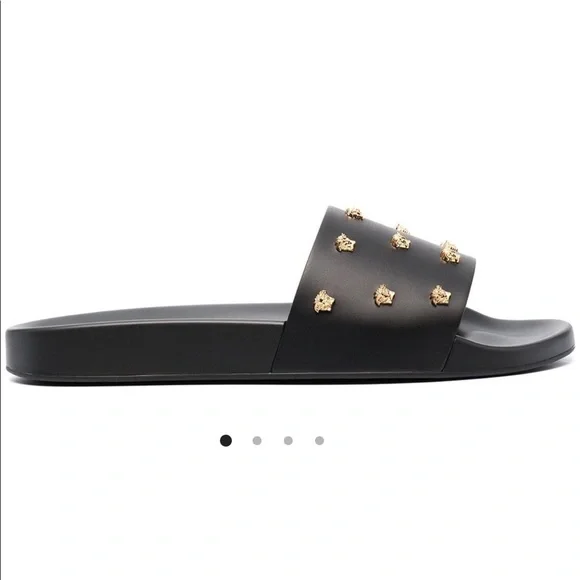 Versace Medusa Stud leather slides - Picture 5 of 5